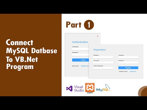 VB.NET MySQL Integration Tutorial: Part 1 - Login & Registration Form