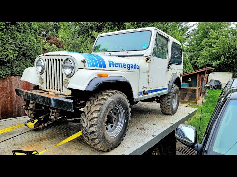 1979 JEEP CJ-7 304 V8 WILL IT RUN and DRIVE? + K30 Rollback UPGRADES - NNKH