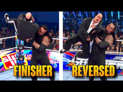 20 Finishers That Have A Reverse Variation in WWE 2K24 ‼️