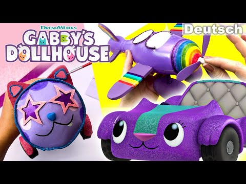 Flugzeuge, Züge und Kätzchenballons! Alle DIY-Fahrzeuge aus GABBY'S DOLLHOUSE