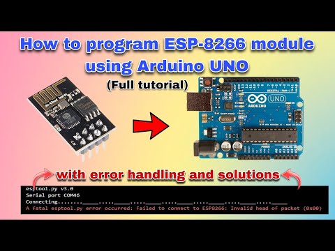 How to program ESP8266 wifi module using Arduino UNO in easy steps || ESP8266 module || ESP-01