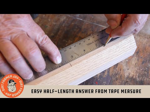 Easy Half-Length Answer from Tape Measure