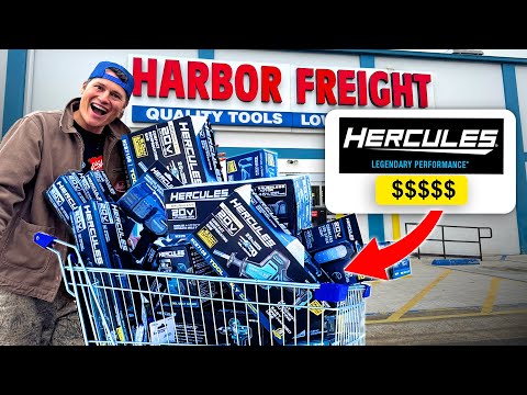 Buying Every Hercules Power Tool You Need at Harbor Freight
