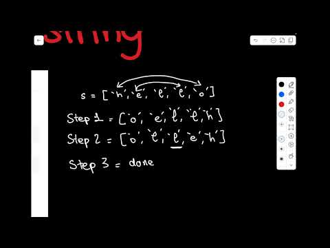Leetcode  - 344 Reverse String Explained