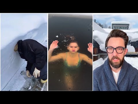Best Winter funny video compilation🥶🥶 #winter #usa #winterspecial 