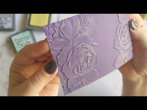 YOU ASKED FOR IT!  Another 3D embossing folder technique for you to try
