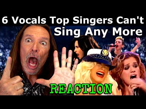 6 Hardest Vocals Top Singers Can't Sing Live  Anymore - Vocal Coach Ken Tamplin Reacts