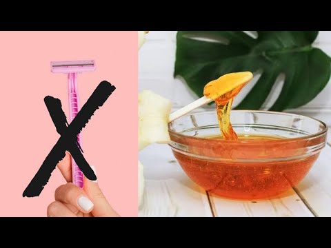RECETTE DE CIRE D’ÉPILATION | FAIT MAISON, moins de 5 Minutes |  ( seulement Sucre et citron )