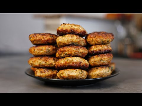Куриные котлеты -  улетают, как семечки. Простой рецепт сочных котлет.