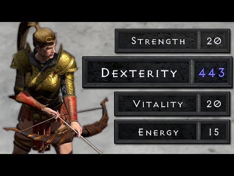 Diablo 2 But I'm Putting ALL My Stats Into Dexterity