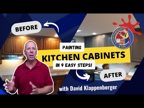 Painting Kitchen cabinets without Spraying