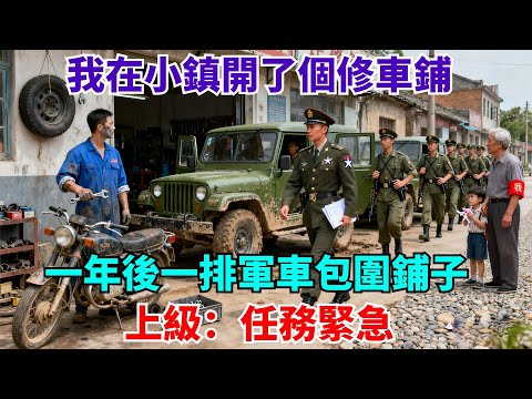 我在小鎮開了個修車鋪，一年後一排軍車包圍鋪子，上級：任務緊急【非正常檔案】#故事分享 #故事頻道#故事 #情感故事 #一口气看完 #睡前故事#情感#奇葩 #故事 #奇聞
