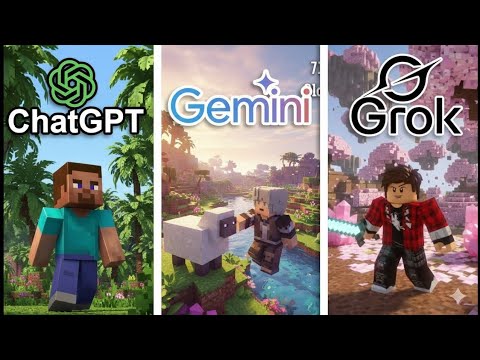 I Made 6 Ais Compete To Make The Best Minecraft From Scratch 