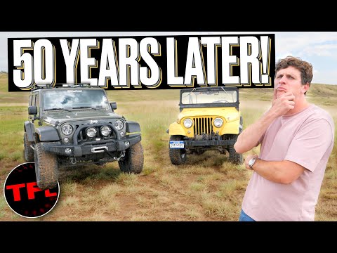 Jeep CJ vs Jeep Wrangler Off-Road Test: Is New Really Better?