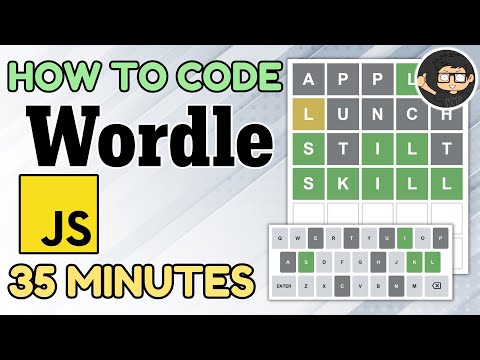 Build a Wordle Clone in JavaScript HTML CSS