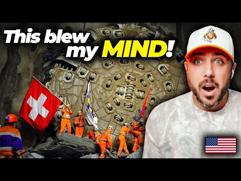 American Reacts to Switzerland’s Mega Tunnel Under the Alps!