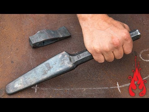 Blacksmithing - Forging an axe drift