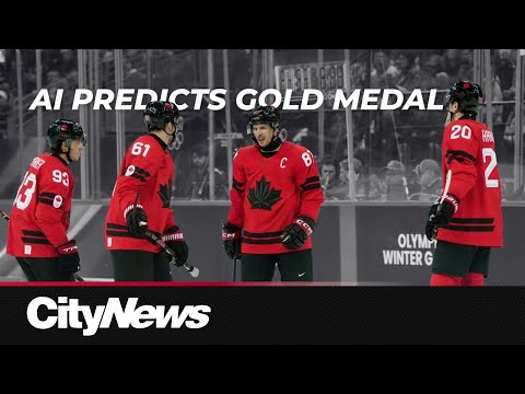 Student AI-trained model predicts gold medal win for Olympic men's hockey team