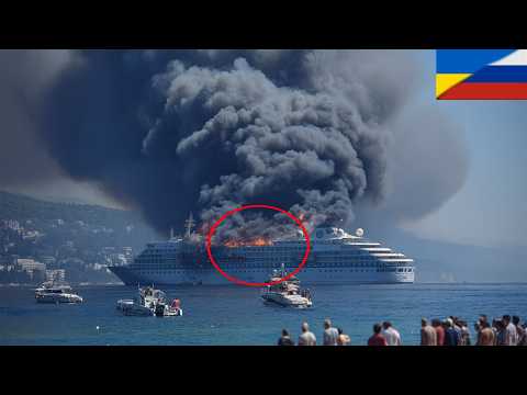 1 Minute Ago! US F-16 jets sink a North Korean cruiser carrying 5,000 troops to Russia.