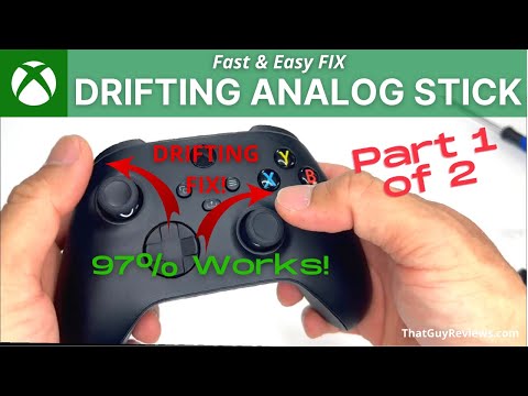 XBOX Drifting Analog Stick Easy Fix! Series X Controller - PART 1 of 2 👍 💥