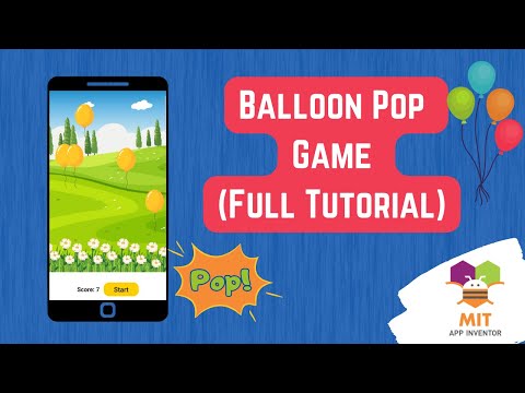 Balloon Pop Game in MIT App Inventor | MIT App Inventor Balloon Pop Game #appinventor #poptheballoon