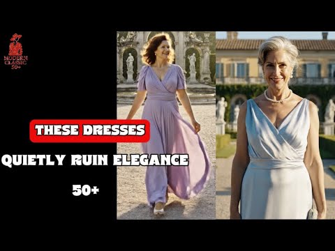 7 Dress Styles That Quietly Make Middle-Aged Women Look Less Elegant