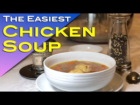 The Easiest Chicken Soup - Cooking Kosher #chickensoup