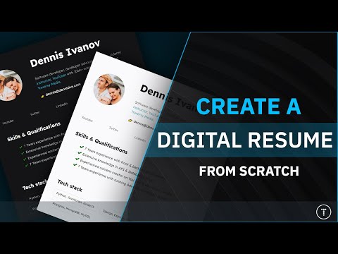Build A Digital Resume & Host For Free