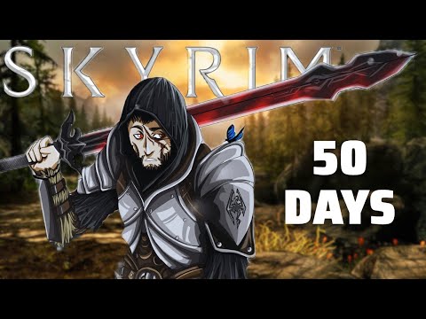 I Spent 50 Days In Skyrim Legendary Survival...This Is What Happened