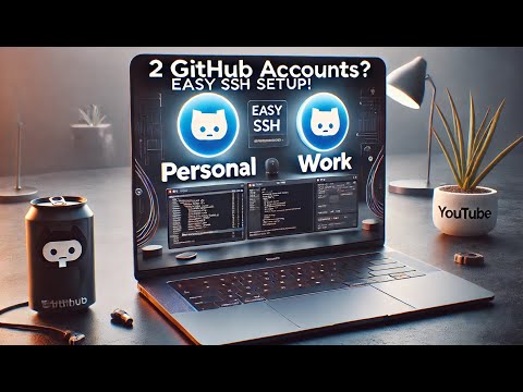 🚀 How to Use Two GitHub Accounts on One Computer (Windows/Mac/Linux) 🔑#github  #GitHubTwoAccount