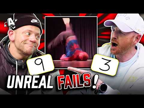 Dude Perfect Rates UNBELIEVABLE Fan Sports Fails and NBA Announcer Does Play-by-Play