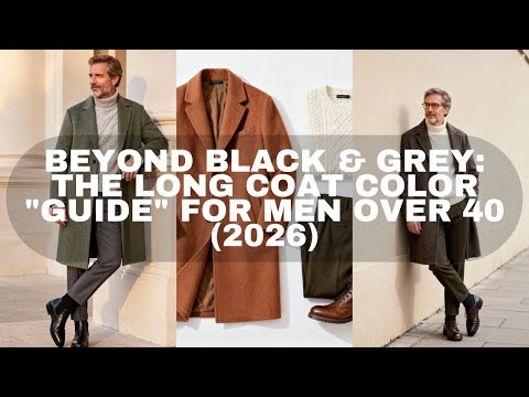 Beyond Black & Grey: The Long Coat Color "Guide" For Men Over 40 (2026)