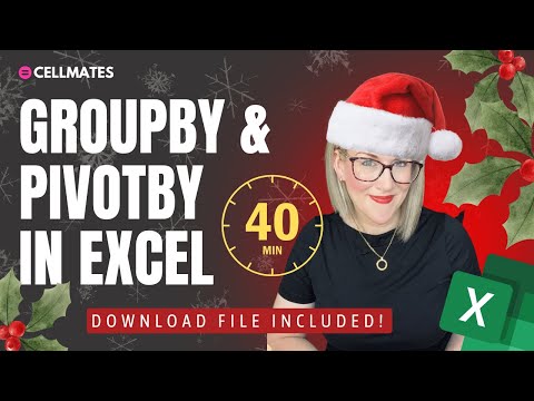ULTIMATE Guide to the GROUPBY and PIVOTBY Functions in Excel!