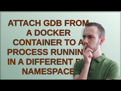 Unix: Attach gdb from a docker container to a process running in a different PID namespace