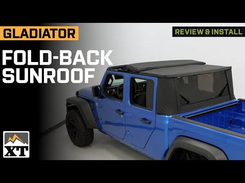 Jeep Gladiator JT Trailview Fastback Soft Top with Fold-Back Sunroof Review & Install