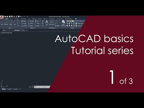 AutoCAD Basic Tutorial for Beginners - Part 1 of 3