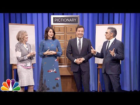 Pictionary with Shailene Woodley, Eugene Levy and Catherine O'Hara