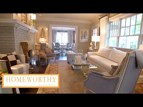 Southern Home Design l RoseΜ is on Tap in this Beautiful Atlanta Bungalow