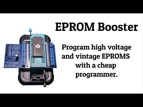 EPROM Booster - Program high voltage and vintage Eproms on the XGECU TL866+ and T48