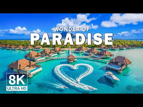Wonders of Paradise – Explore Hidden Beaches, Lagoons, and Tropical Serenity | Travel Video 4K