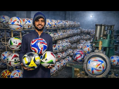How footballs are made | step-by-step soccer ball Manufacturing 