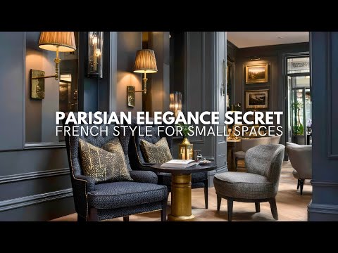 Parisian Elegance in a Small Home: Understated Luxury in Every Corner.