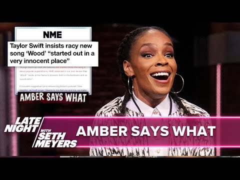 Amber Says What: Taylor Swift's Song "Wood," Bad Bunny Super Bowl Halftime Announcement