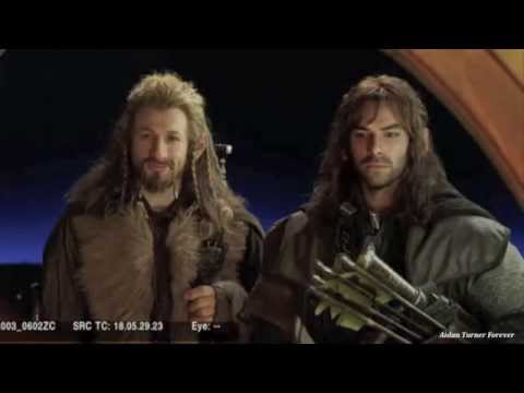 Aidan Turner & Dean O'Gorman Rock & Roll Dwarves Extended
