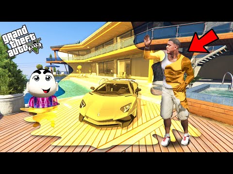 FRANKLIN TOUCH ANYTHING BECOME GOLD AND DIAMOND ll EVERYTHING IS FREE IN GTA 5!