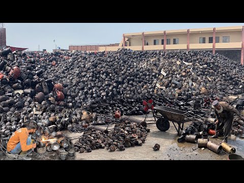 Most Satisfying Industrial Recycling and Manufacturing Processes with Modern Machines.