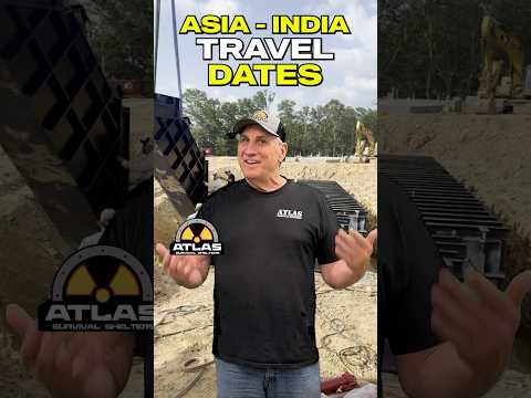 Asia - India Travel Dates #atlassurvivalshelters