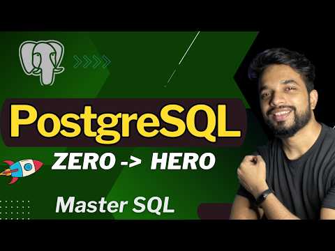 Master POSTGRESQL in ONE VIDEO: Beginner to Advanced Course For Beginners in Hindi | MPrashant