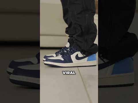 Wearing The Jordan 1 Low Obsidian