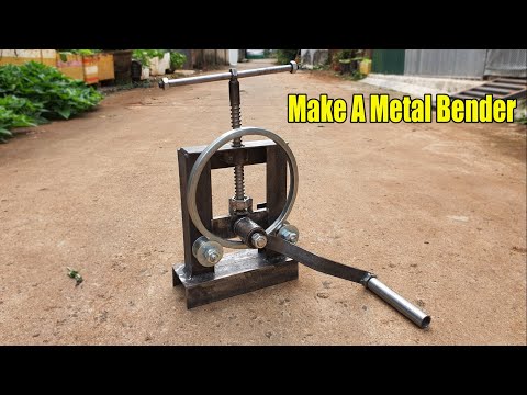 Homemade A Metal Bender - Simple Homemade Roller Bender